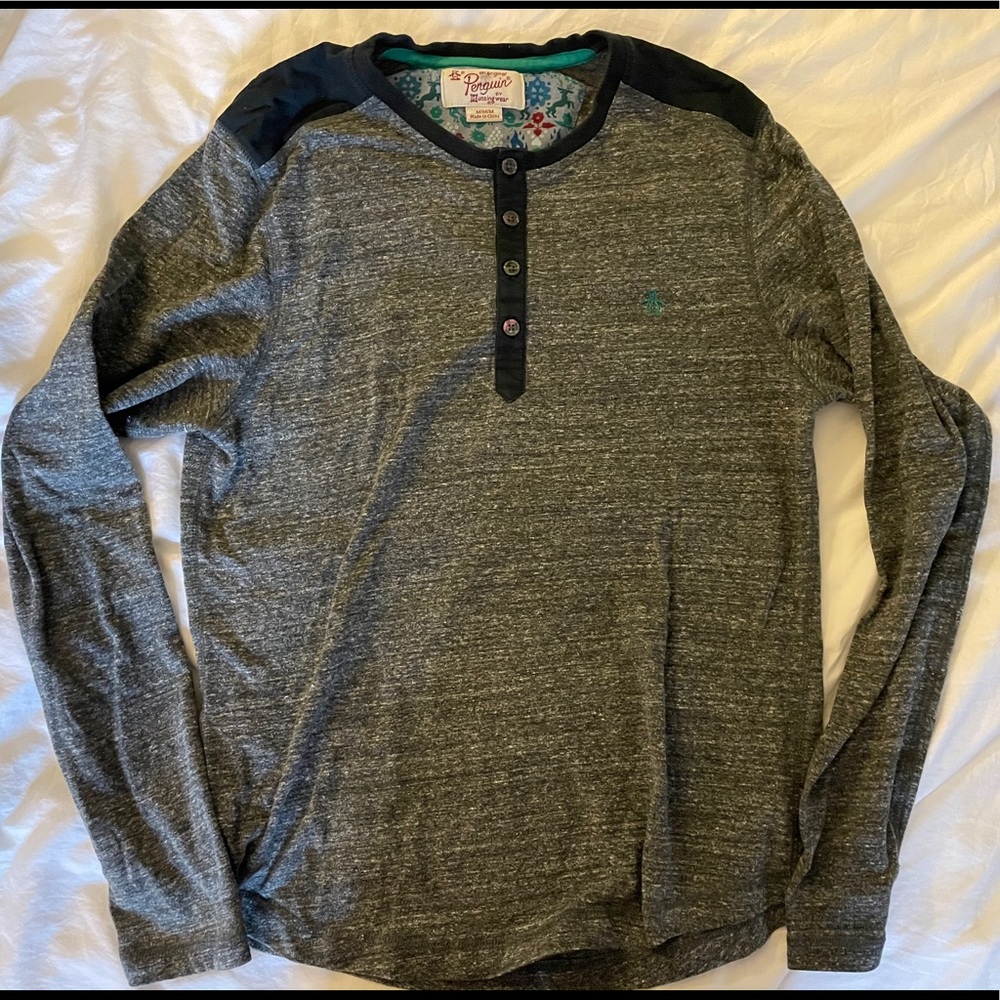 Penguin 🐧 Men’s Long Sleeve Henley